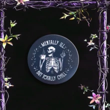 1/2个幽灵骷髅手机支架，可调节旋转ABS材质可扩展通用智能手机支架 - 独特骷髅设计，操作简便，安装牢固，兼容多种手机配件 - 彩色 - 查看 5