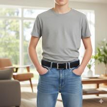 Men's Large Button Wallet Kit + Double-Sided Belt Offer - 彩色 - 查看 10