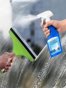 JAYSUING 家用玻璃清洁剂，温和去除污垢不留水渍，轻松擦拭玻璃使其光洁如新，快速干燥且不留痕迹，提高玻璃透明度。 - 彩色 - 查看 2