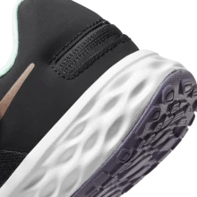 Nike REVOLUTION 6 FLYEASE NN (GS) 女款跑步鞋 DD1113-005 - 黑\灰 - 查看 9