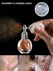 Chai phấn bắt sáng lấp lánh có thể nạp lại, nhũ lấp lánh cho cơ thể cô dâu, nhũ giả ngọc trai, nhũ cài tóc, nhũ cổ, nhũ xương quai xanh, nhũ dạng xịt, thích hợp trang điểm cơ thể, mặt, tóc, tay, lễ hội Carnival/Grass/dạ hội hóa trang, thích hợp tạo khối và làm nổi bật khuôn mặt, thiết kế vòi xịt tinh tế, độ che phủ nhẹ. - Nhiều màu - Xem 8