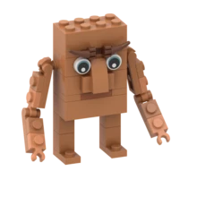 New Creative "Brainrot" Building Block Figurine Set, Collectible Toy Model