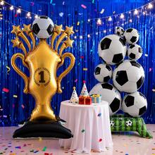 Football Balloons, Football Trophies, Football Shoes Designs, Suitable For Birthday Parties, Sports Events, School Gatherings, Anniversary Celebration Parties' Balloon Decorations, Celebration Scenes For Football Enthusiasts, And Party Decoration Balloons. - Multicolor - View 2