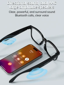 Lenovo Kính thông minh, kính râm không dây, tai nghe thể thao ngoài trời, gọi điện và nghe nhạc. - 1 Set - Xem 4