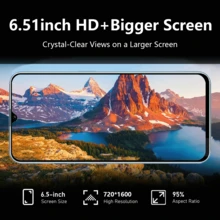 Coolpad COOL CP12，Android 13 系统，6.517 英寸高清+显示屏，颜色：浅蓝、深蓝、黑色，CPU：SC9863A，8GB（含 4GB 可扩展内存）+ 64GB 和 8GB（含 4GB 可扩展内存）+ 128GB 存储选项，1300 万像素三摄，4500mAh 电池，双卡双待，支持 4G 充电，欧标智能手机 - 月白藍 - 查看 5