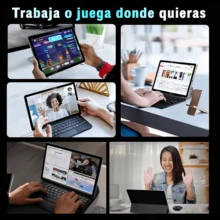 BOSSNEY Tableta, pantalla FHD de 10,1 pulgadas, Android 14,12 GB de RAM, 512 GB de ROM, batería de 8000 mAh, cámaras de 13 MP + 5 MP, WiFi 5G / 2.4 G, viene con teclado, mouse, lápiz óptico y funda protectora. - Dorado - Ver 6