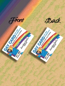 1pc Custom Photo And Name NFC Card Custom Picture&Music Membership Card - Gay Pride Card Custom Membership Cards - Add You Own Photo - Personalized Gay Name Card For Men Money Wallet Mini Wallet Purse Wallet Small Wallet - Multicolor - View 4