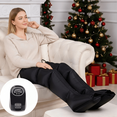 Masajeador Electrico De Pies Piernas Botas Aire Compresion,3 MODOS Y 10 INTENSIDADES DE MASAJE,Masajeador de piernas de compresión de aire,Regalos, Regalos del Día del Padre, Regalos del Día de la Madre, Regalos de Cumpleaños