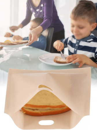 Reusable Toaster Bags, Heat Resistant Toaster Bags For Grilled Cheese Sandwiches Works On Toaster, Ovens, Washable Toastie Bags For Toast Sandwich Panini Snacks