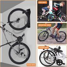 Porta Bicicleta Soporte De Pared Colgar Bicicletas 4 Piezas - Negro - Ver 2
