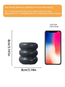 1个高端北欧风甜甜圈造型化妆刷收纳架，多功能笔筒装饰，大容量，适用于家庭和办公室收纳，可放置化妆刷、梳子、粉扑等，亦可作为房间装饰。 - 彩色 - 查看 8