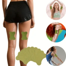 60pcs Mugwort Patches For Waist, Leg, Shoulder, Knee, Lumbar, Daily Care, Gentle, Non-Irritating, Plant Essence, Mugwort, Ginger, Traditional Chinese Medicine - Green - View 10