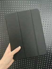 Tablet Protective Case Compatible With Samsung Galaxy/ Tablet, Anti-Drop Protection, Ultra-Thin, Smart Stand, Auto Wake/Sleep, Compatible With Apple Mini 4/5/6, 9.7/10.2/10.5 Inch, Air 4/5/6, 10th/11th Gen 10.9 Inch, Pro 11 Inch, Air 11 (M2), Air 13 And Pro 11 (M4) - Black - View 3