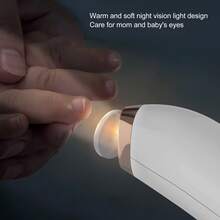 Lima de Uñas Eléctrica para Bebés y Adultos, Diseño Mini y Portátil con Batería Recargable, Funciona de Forma Suave y Segura, Color Blanco - Multicolor - Ver 6