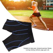 Pantalón Corto Compresivo para Baloncesto y Entrenamiento, Tejido Elástico de Secado Rápido y Transpirable, Color Azul Talla L - Multicolor - Ver 8