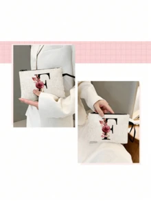 حقيبة قماشية مطبوعة بطبعة زهرية مع محفظة، حقيبة مستحضرات تجميل، هدية تقدير للمعلمات في عيد ميلاد النساء، حقيبة تخزين للسفر: الخيار المثالي للجمال في الهواء الطلق! إنها هدية للنساء والأمهات والمعلمات والأصدقاء والخادمات وحقيبة مستحضرات التجميل، هدايا للنساء، هدايا العطلات، هدايا عيد الحب، للطلاب، العودة إلى المدرسة، للمعلمات، مناسبة للنساء، الاستخدام اليومي، الأعياد والمناسبات - متعدد الألوان - مشاهدة 5