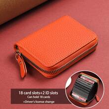 Túi Đựng Thẻ Có Sức Chứa Lớn Và Nhiều Khe Cắm Thẻ Giữ Bằng Lái Xe Cho Nam Và Chống Từ Tính Chống Trộm Ví Đựng Thẻ Quà Tặng Cao Cấp Và Nhỏ Gọn Cho Ví Đựng Thẻ Kinh Doanh Ví Đựng Thẻ Tín Dụng Cho Phụ Nữ Ví Mini Ví Đựng Thẻ - Nhiều màu - Xem 17