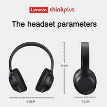 Lenovo Over-Ear Bluetooth Headphones - Gaming, Music, Heavy Bass, Foldable Noise-Canceling Headset for Sports and Entertainment - 白色 - 查看 4