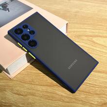 Translucent Anti-Impact Case For Samsung S22 ULTRA/S24 ULTRA/S25 ULTRA - 軍綠色 - 查看 3