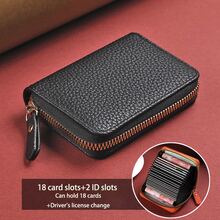 Túi Đựng Thẻ Có Sức Chứa Lớn Và Nhiều Khe Cắm Thẻ Giữ Bằng Lái Xe Cho Nam Và Chống Từ Tính Chống Trộm Ví Đựng Thẻ Quà Tặng Cao Cấp Và Nhỏ Gọn Cho Ví Đựng Thẻ Kinh Doanh Ví Đựng Thẻ Tín Dụng Cho Phụ Nữ Ví Mini Ví Đựng Thẻ - Nhiều màu - Xem 18