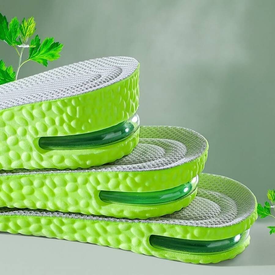 إدراجات لزيادة الارتفاع من 1.5 إلى 3.5 سم، وسادات هوائية غير مرئية