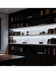 Dải đèn LED ánh sáng ấm, có thể cắt được, chạy bằng pin, đa chức năng, thích hợp cho hộp quà, tủ quần áo và tủ đựng đồ (không bao gồm pin). - Ánh sáng trắng - Xem 3