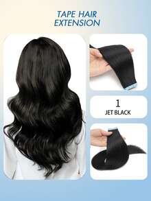 20pcs Tape In Hair Extensions Human Hair Color 60 Platinum Blonde 14-22 Inch 100% Human Hair Invisible Tape In Hair Extensions - Multicolor - View 53