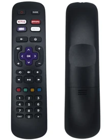 Controle Remoto Para TV SEMP Roku Smart - Preto - Visão 3
