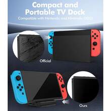 Base De Carga Para Nintendo Switch Portátil Dock Ventilación - Negro - Ver 10