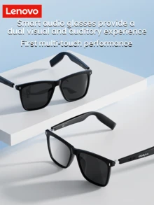 Lenovo Smart Music Sunglasses Earphones Wireless HIFI Music Earphones Driving Glasses Hands Free Call HD Microphone - 1 Set - View 2