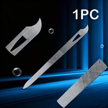 Sturdy Metal Nail File, Professional Manicure File, Suitable For Removing Nail Polish/Gel Remover. - Multicolor - View 6