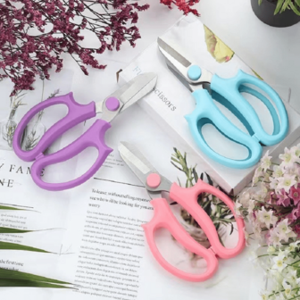 1. Professional Pruning Scissors, Comfortable To Hold With Both Hands, Classic Design, Stainless Steel Blades, Manual Gardening Scissors, Suitable For Use In Making Bouquets, Gardening Trimming, Plant Trimming, Fruit Harvesting, Etc.