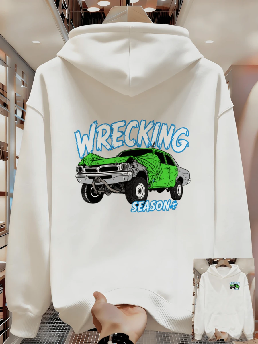 Sudadera con capucha - Blanco - Ver 1