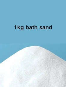 1 Bag 500g Small Pet Hamster Bath Sand, Soft & Hamster Bathing Supplies - White - View 10