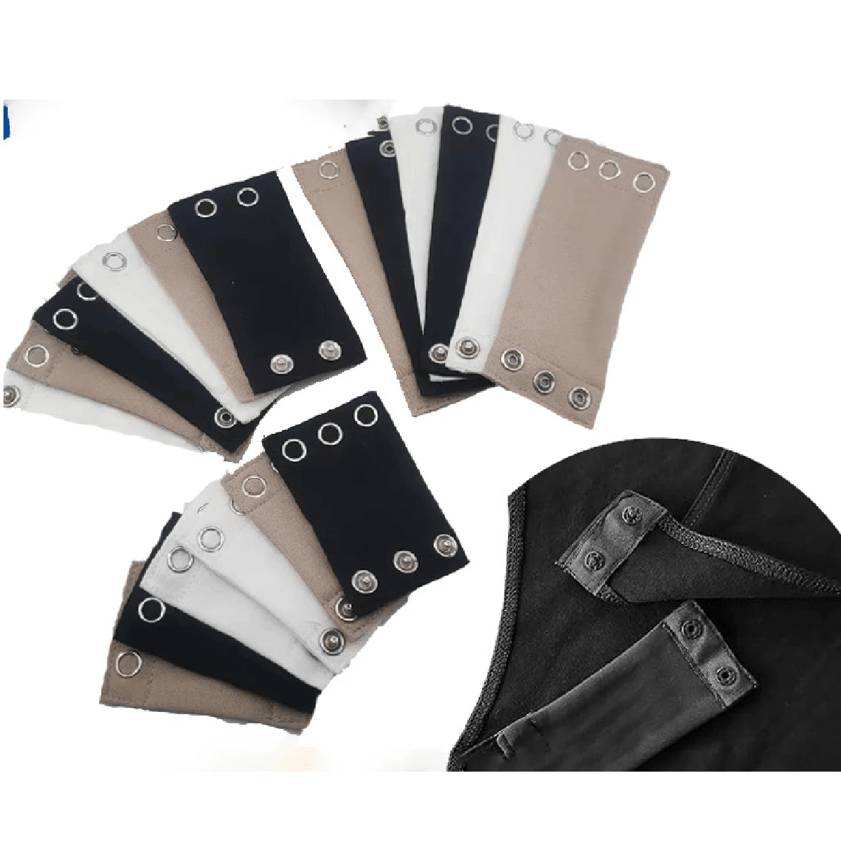 1/3pcs Premium Tight Clothing Extender, Women Bodysuit Length Extender Clips For Comfortable Fit