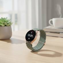 1 Pc Universal 18/20/22mm Nylon Sport Strap Compatible With Samsung Galaxy Watch 7 6 5 6 Classic Band,For HuaWei Watch GT6/GT5/Garmin Watch Vivoactive 5/Vivoactive3/Amazfit Watch BIP5/GTR 4 3 2/Polar Watch Smart Watch Adjustable Elastic Band Unisex - 22mm - View 22