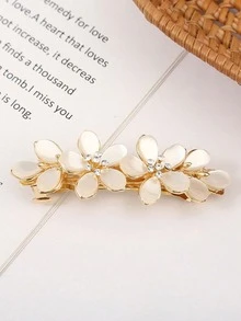 1 Peça Presilha de Cabelo Coreana Oversized de Borboleta com Strass e Pedra de Olho de Gato, Presilha de Rabo de Cavalo de Cristal, Presilhas de Garra, Grampo de Cabelo, Acessórios de Cabelo, Acessórios de Cabelo para Mulheres