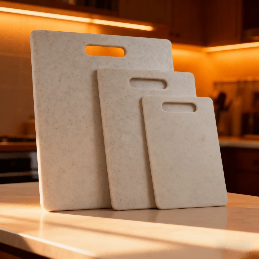 Marble Cutting Board Set, Thickened Cutting Board, Meat Cutting Board, Kitchen Preparation Board For Cooked And Raw Food Separation, Household Fruit Cutting Board, Preparation Board, Plastic Cutting Board, Kitchenware, Easy To Clean, Suitable For Outdoor Camping, Durable, Economical And Portable.