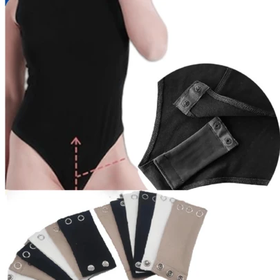 1/3pcs Premium Tight Clothing Extender, Women Bodysuit Length Extender Clips For Comfortable Fit