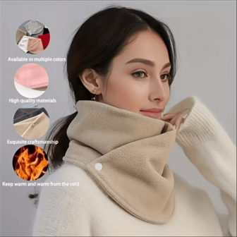 3pcs A Multi-Functional Pure Color Warm-Toned Solid-Colored Scarf With High Appearance Level, Versatile Scarf Scarf Neck Guard, Soft Fabric, Suitable For Both Men And Women. The Storage Is Very Convenient To Use. It Is Suitable For Autumn And Winter. This Is A Soft And Comfortable Outdoor Travel Scarf With Windproof Function.