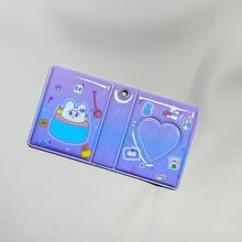 Bonuci 1 心形蝴蝶结 2 英寸迷你相册，情人节照片收纳相册带钥匙扣，口袋相册钥匙扣，适合作为情人节照片礼物、婚礼照片、钥匙扣相册、包包挂饰，可收纳人像照、证件照，透明照片收纳相册，可爱礼物 - 彩色 - 查看 10