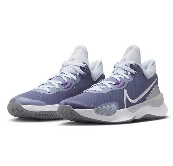  Nike New Men's Shoes, Sky Blue Embroidered Logo, RENEW ELEVATE III Series Mid-Top, Cushioned, Stable Fit, Strong Traction, Ankle Support, Basketball Shoes For Training, DD9304-010