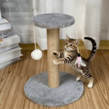 Sisal Cat Scratching Post, Vertical Cat Scratch Pad, Durable, No Mess, Cat Climbing Tree, Cat Toy - L - View 7