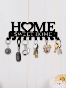 1pc Home Supplies Room Decor Metal Home Coat Hook Wall Art Decor - Home Hanger And Keychain - Clothes Hat Rack And Backpack Hanger Decoration For Home Decor Storage, Living Room, Hallway, Office (Black) Christmas Suitable For Holiday Gifts, Shower Room Razor Hook, Key Hook, Kitchen Hook - Multicolor - View 12