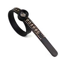 1pc/4pcs Professional Ring Sizer Tool, Micrometer Ring Gauge + Finger Sizing Tape, US-UK 4-In-1 Alloy Measuring Rod With Axis And Ring Size Scale, Suitable For DIY Fashion Jewelry