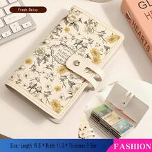 2024 Floral Oil Painting Card Holder - Vintage Women's Wallet, Multi-Card Slots, Large Capacity ID Card Holder, RFID Blocking Wallet, Can Hold Over 20 Cards - Multicolor - View 15