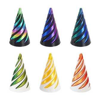 Juguete antiestrés de espiral 3D reversible, girador de dedos en espiral para decoración de escritorio, regalo de ocio para adolescentes en fiestas de cumpleaños, juguete giróscopio en espiral