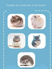 1 Bag 500g Small Pet Hamster Bath Sand, Soft & Hamster Bathing Supplies - White - View 6