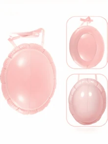 1pc/2pcs Unisex Inflatable Lightweight PVC Fake Belly Prop, Humorous & Playful Accessory Suitable For Various Occasions, Parties, Costume Events - Pink - View 5