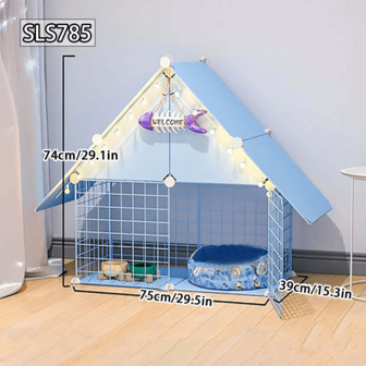 Indoor Cat Cage, Pet Kitten Cage, Small Animal Cage For Home Use